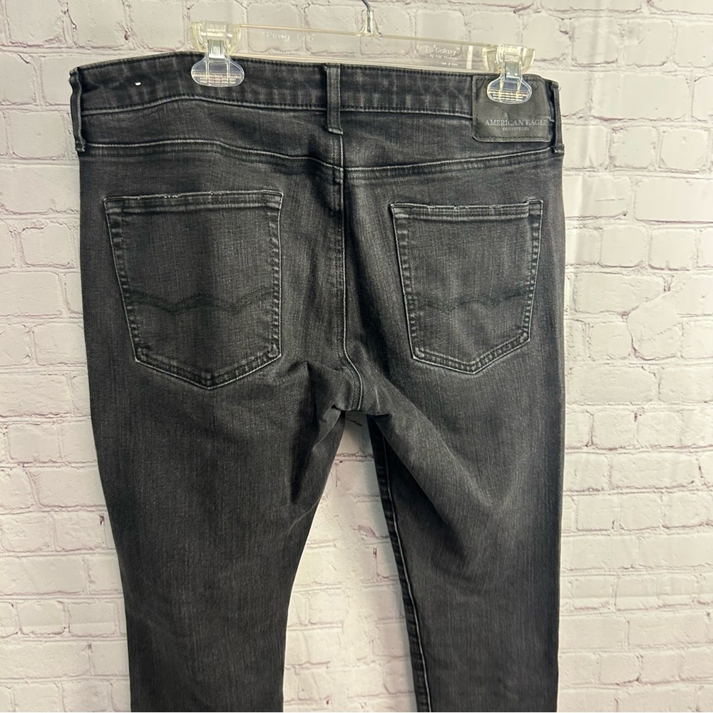 American Eagle Outfitters Extreme Flex 4 black denim slim ultimate comfort 34 - Picture 6 of 11
